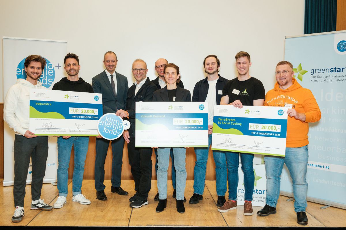 Greenstart Release Gala - Auszeichnung der TOP-3 „greenstars 2024″ am 28.11.2024 in der Wiener Urania